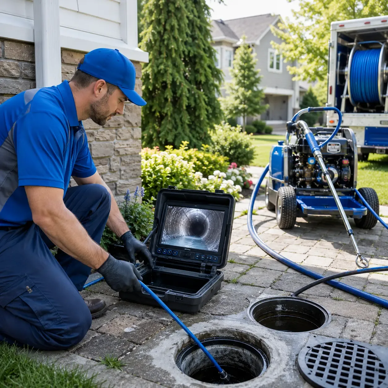 Outdoor drain cleaning professionals serving Stockholm, ME